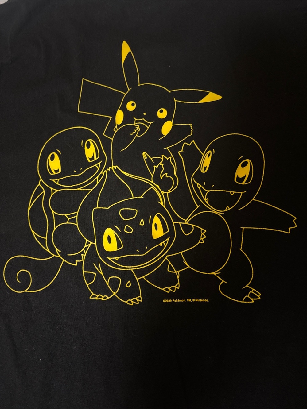 Old Navy Men's Pokemon Black Logo Graphic Tee XL